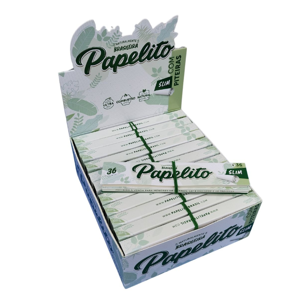 Seda Papelito Slim KS C/Piteira - Display C/24 - Imagem 2