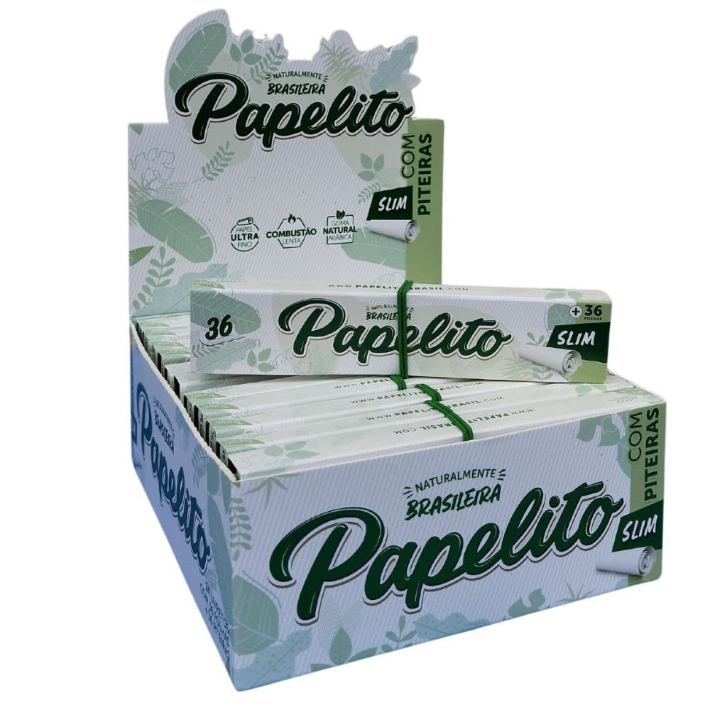Seda Papelito Slim KS C/Piteira - Display C/24