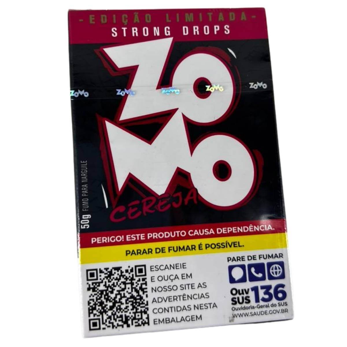 Essência Fumo Narguile Zomo N Strong Drops Cereja - Display C/10 Unidades - Imagem 4
