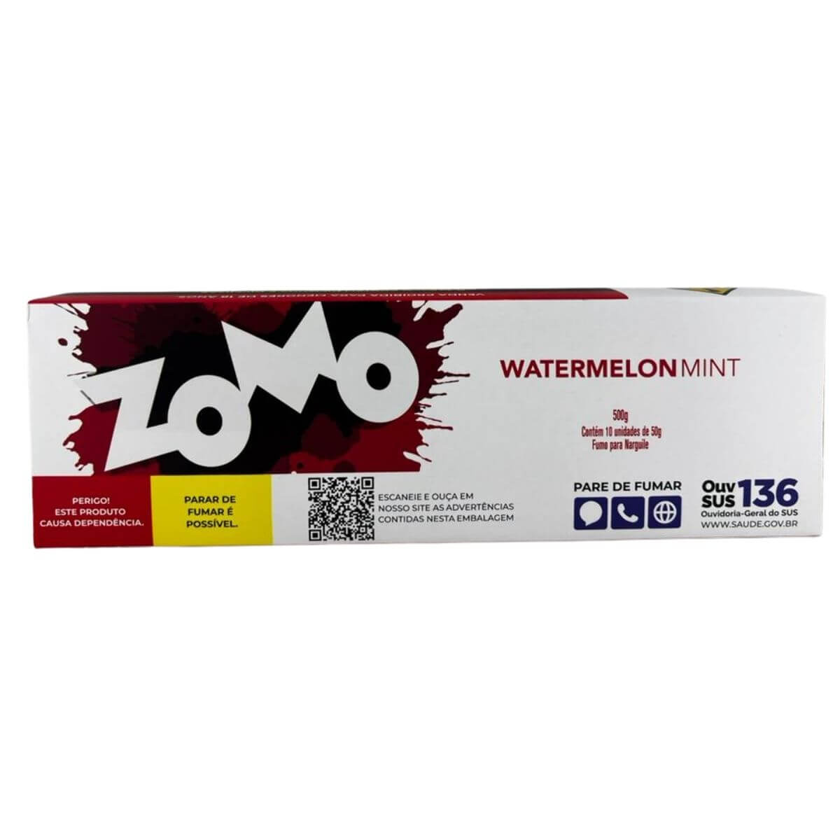 Essência Fumo Narguile Zomo I Watermelon Mint - Display C/10 Unidades - Imagem 2