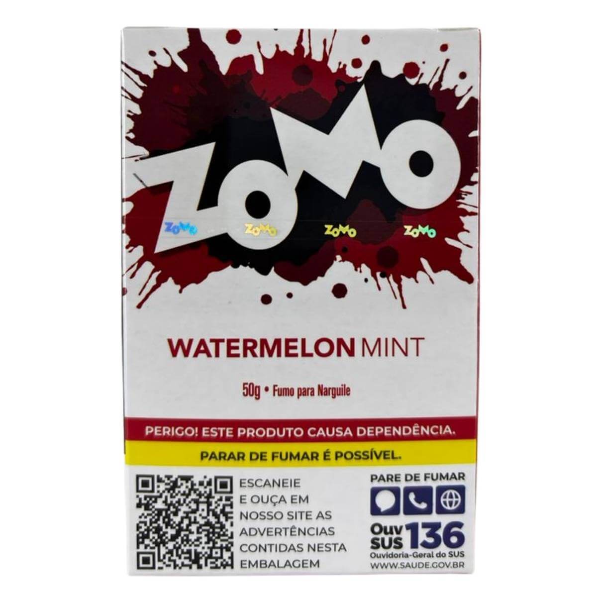 Essência Fumo Narguile Zomo I Watermelon Mint - Display C/10 Unidades - Imagem 3