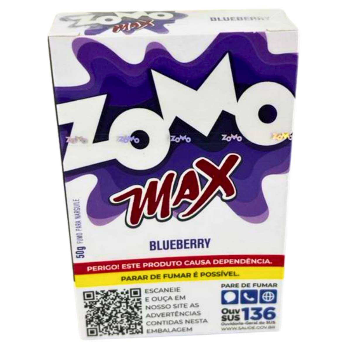 Essência Fumo Narguile Zomo Max N Blueberry - Display C/10 Unidades - Imagem 3