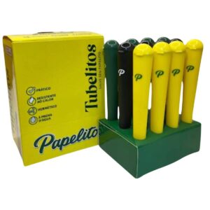 Tubo Porta Cigarros Papelito Tubelitos - Display C/12