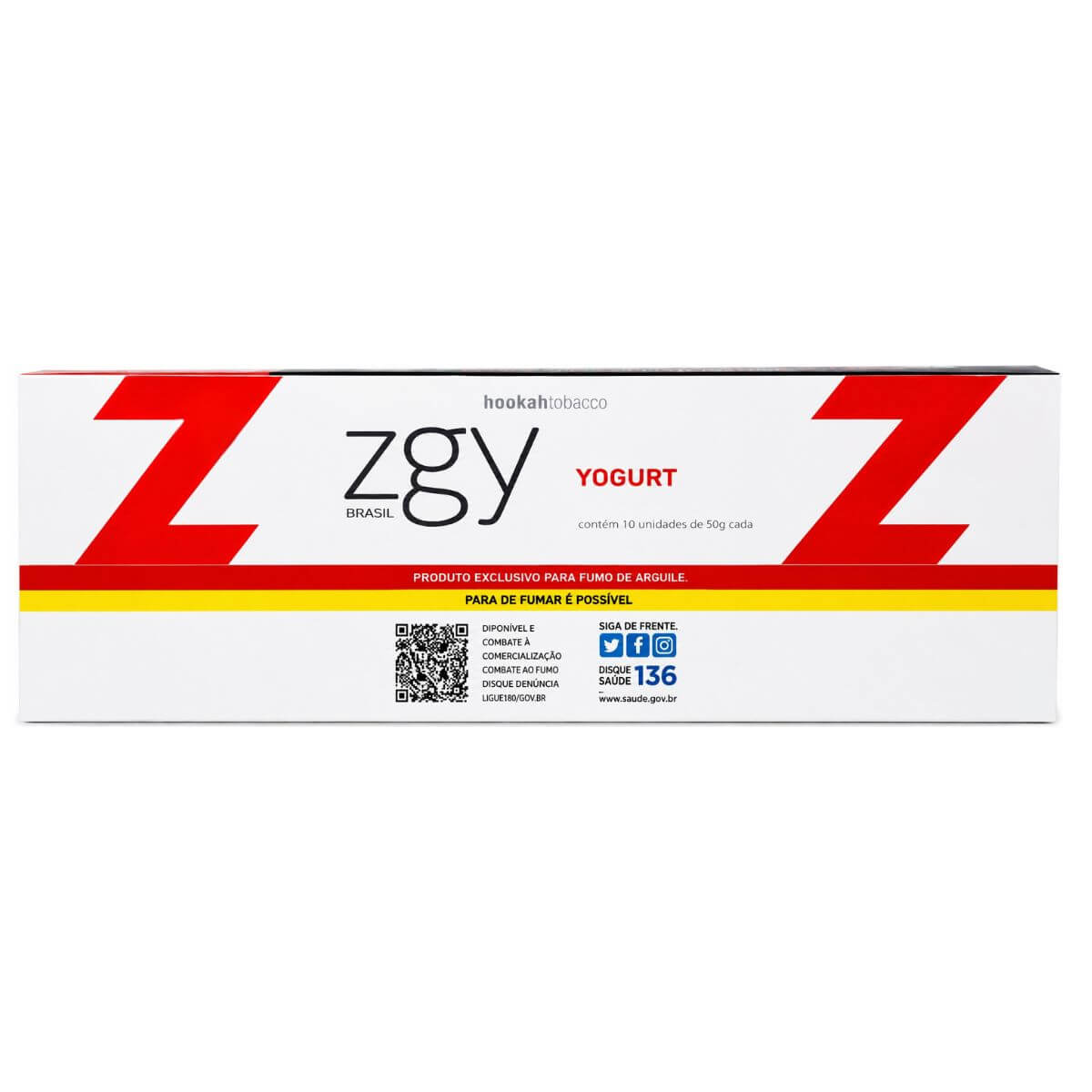 Essência Fumo Narguile ZGY Brasil Yogurt - Display C/10 unidades - Imagem 2