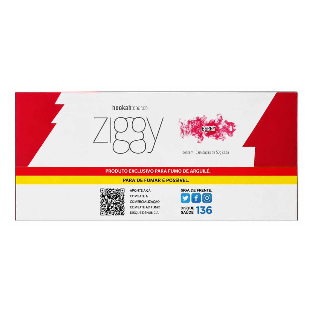 Essência Fumo Narguile ZGY Brasil Berry - Display C/10 Unidades - Imagem 2