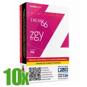 Essência Fumo Narguile ZGY Fresh Passion - Display C/10 Unidades