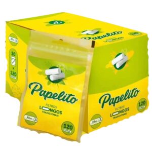 Filtro Papelito Longo -  Display C/10 Bags