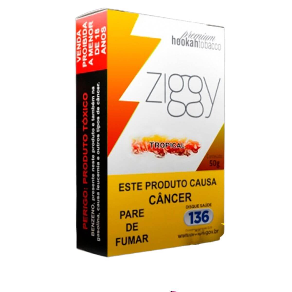Essência Fumo Narguile ZGY Tropical - Display C/10 Unidades - Imagem 2