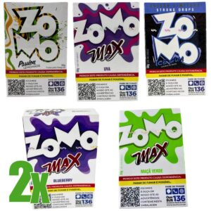 Essência Fumo Narguile Zomo Sabores - Kit C/ 10 Unidades