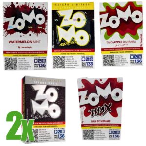 Essência Fumo Narguile Zomo Sabores - Kit C/ 10 Unidades