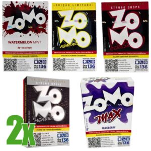 Essência Fumo Narguile Zomo Sabores - Kit C/ 10 Unidades