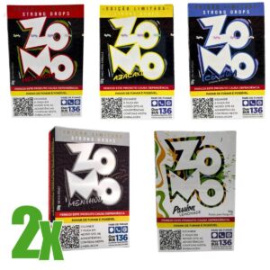 Essência Fumo Narguile Zomo Sabores - Kit C/ 10 Unidades
