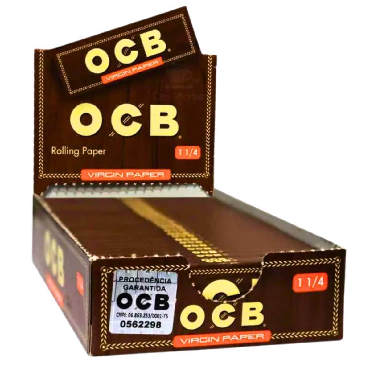 Seda OCB Unbleached 1 1/4 - Display C/25 Livretos