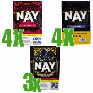 Essência Fumo Narguile Nay Sabores - Kit C/10 Unidades