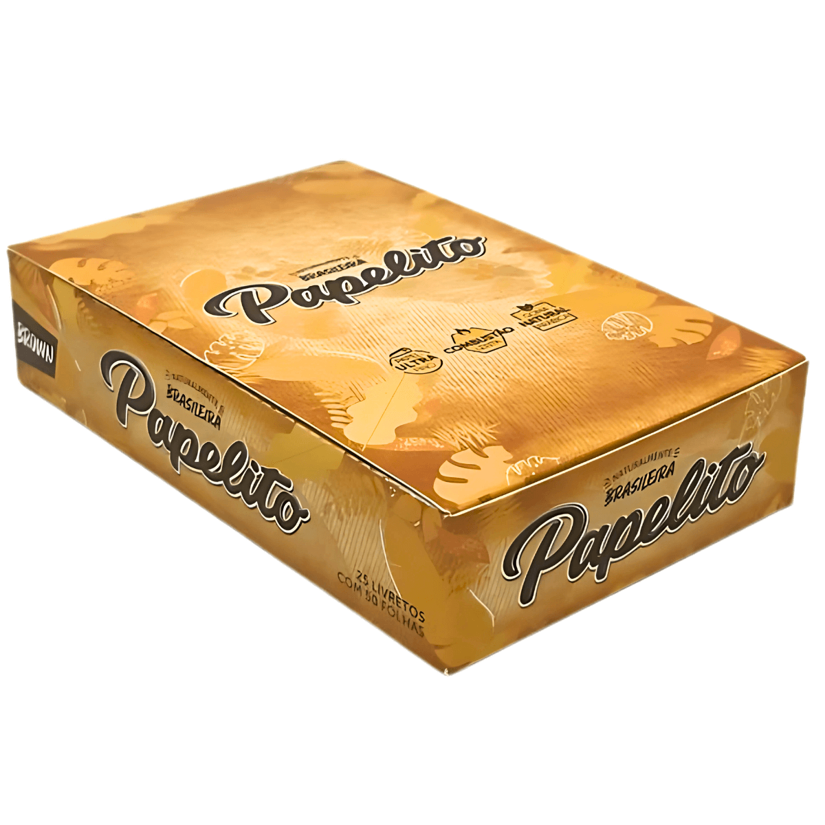 Seda Papelito Brown Mini Size - Display C/25 Livretos - Imagem 4