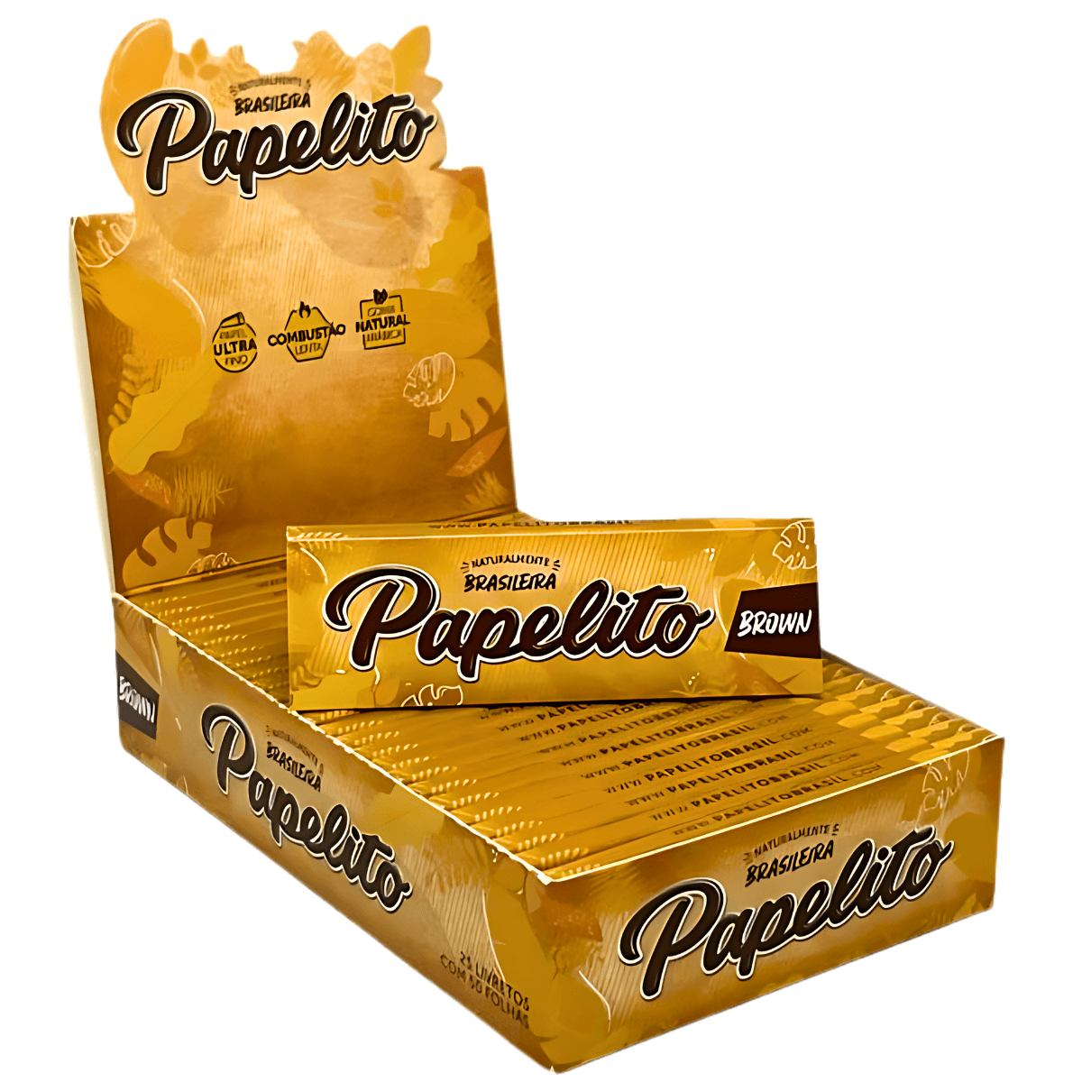 Seda Papelito Brown Mini Size - Display C/25 Livretos