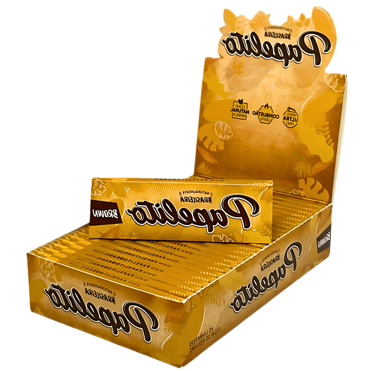 Seda Papelito Brown Mini Size - Display C/25 Livretos - Imagem 2