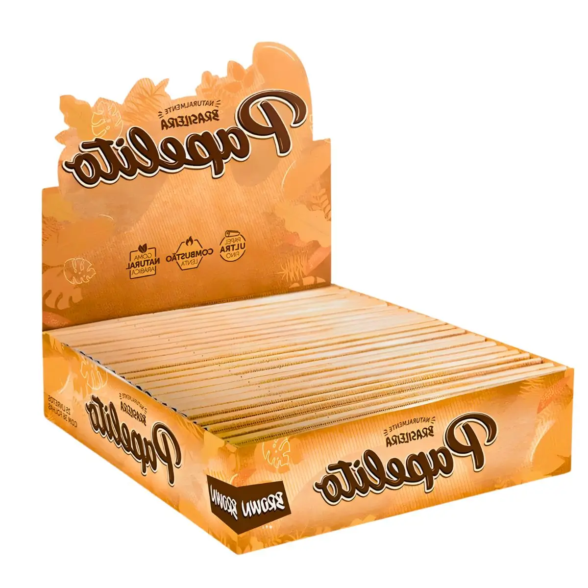 Seda Papelito Brown King Size - Display C/25 Livretosa - Imagem 2