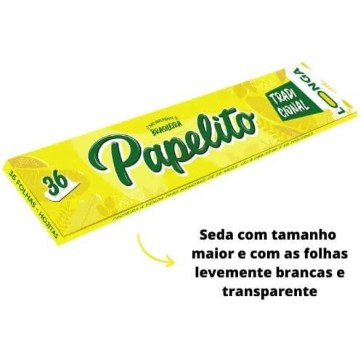 Seda Papelito Tradicional Longa - Display C/25 Livretos - Imagem 2