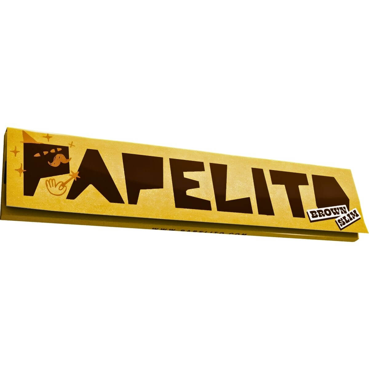 Seda Papelito Brown Slim King Size - Display C/50 Livretos - Imagem 2