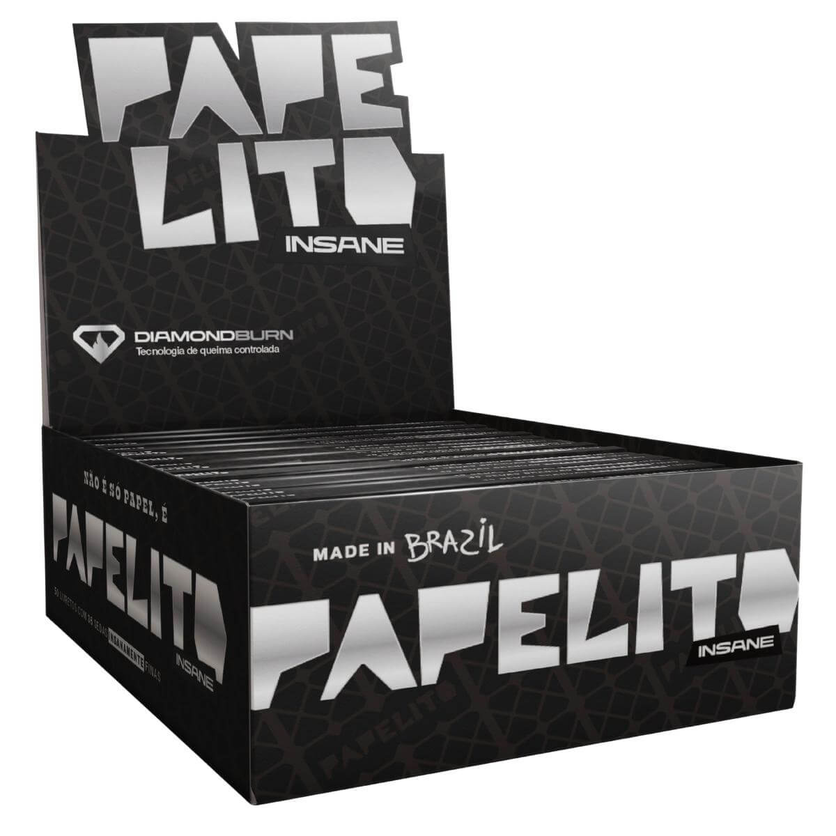 Seda Papelito Insane King Size 12,5G - Display C/50 livretos