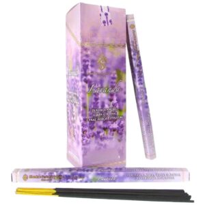 Incenso Shankar Linha Ouro Aroma Lavanda - Display C/25 Unidades
