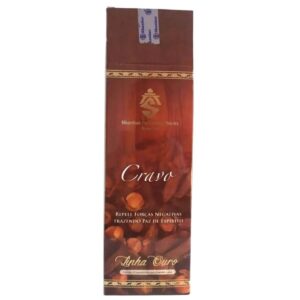 Incenso Shankar Linha Ouro Aroma Cravo - Display C/25 Unidades
