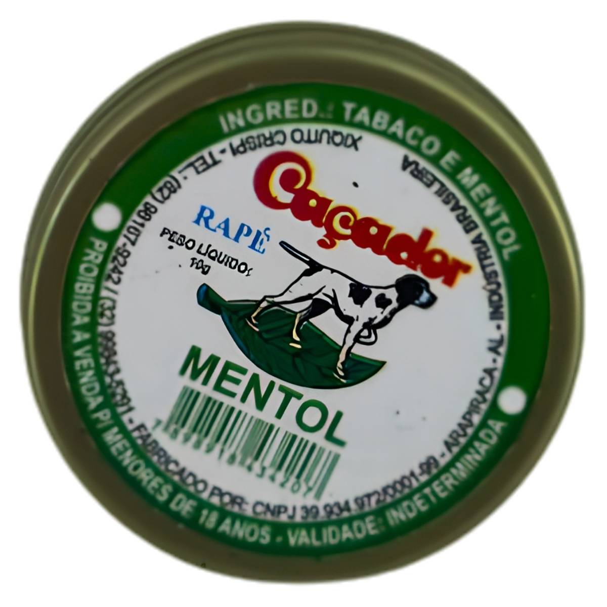 Rapé Caçador Sabor Mentol - Display C/20 Latas - Imagem 5