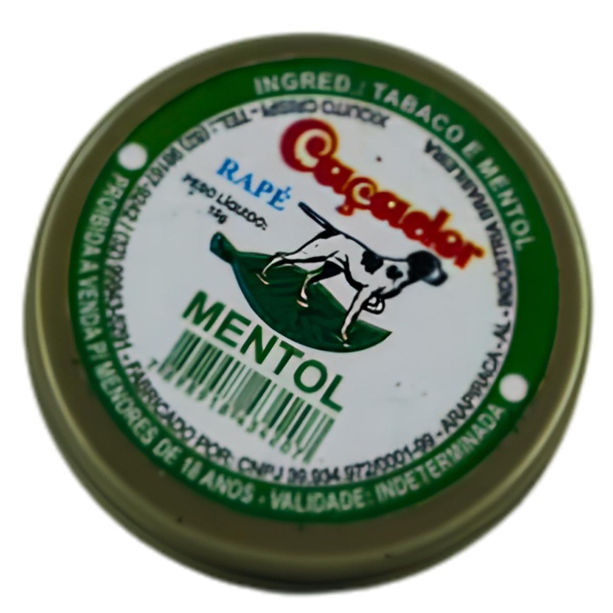 Rapé Caçador Sabor Mentol - Display C/20 Latas - Imagem 4
