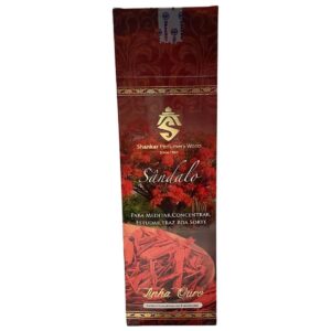 Incenso Shankar Linha Ouro Aroma Sandalo - Display C/25 Unidades