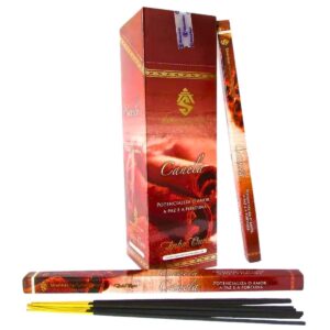 Incenso Shankar Linha Ouro Aroma Canela - Display C/25 Unidades