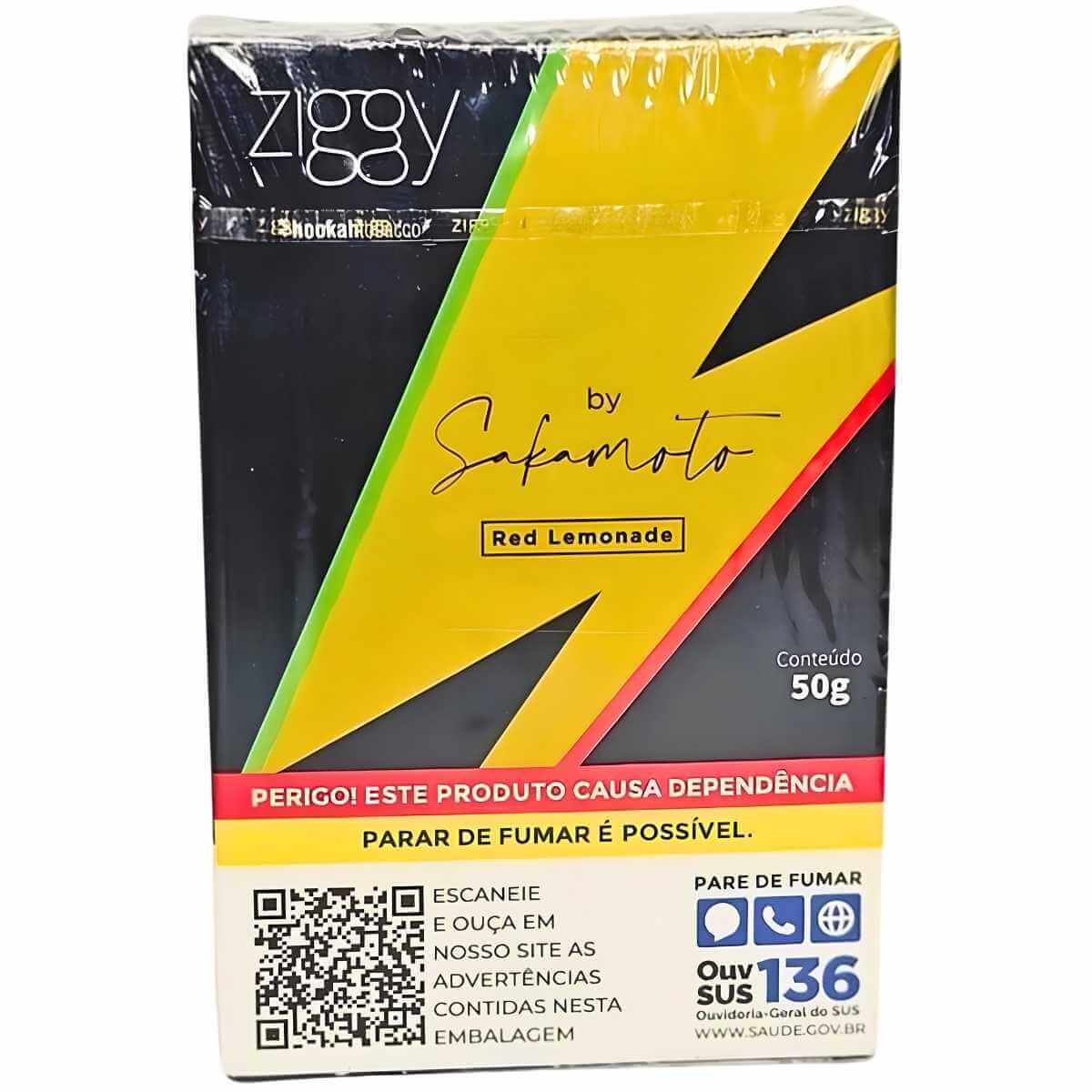Essência Fumo Narguile ZGY Brasil Red Lemonade - Display C/10 Unidades - Imagem 2