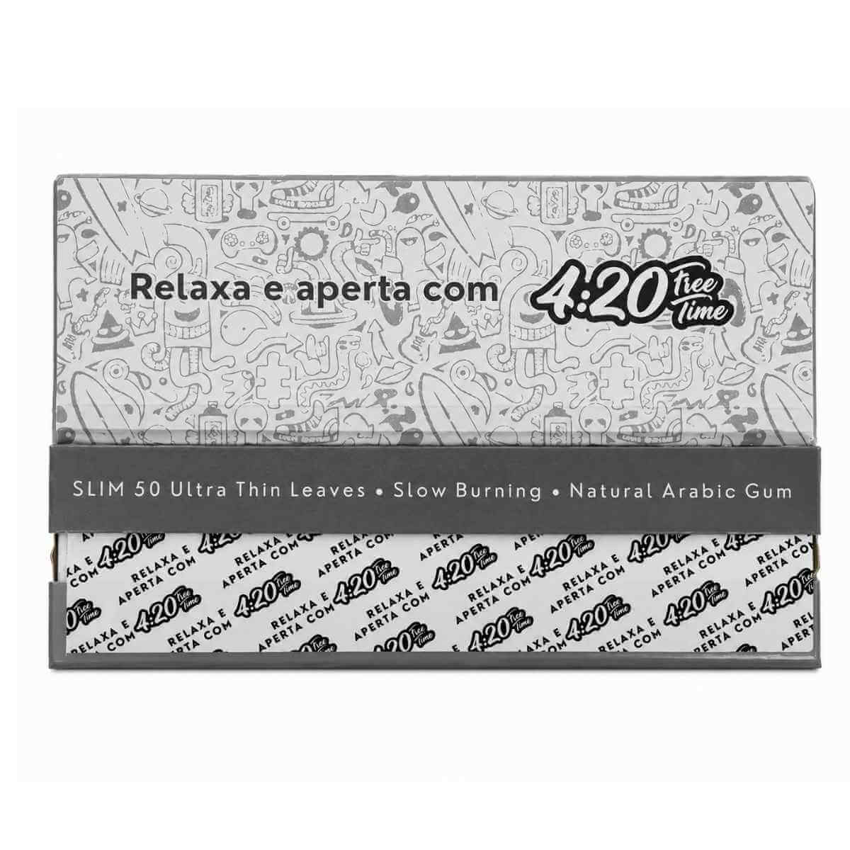 Seda 4:20 Free Time Silver Slim Mini - Display c/ 25 unidades - Imagem 5