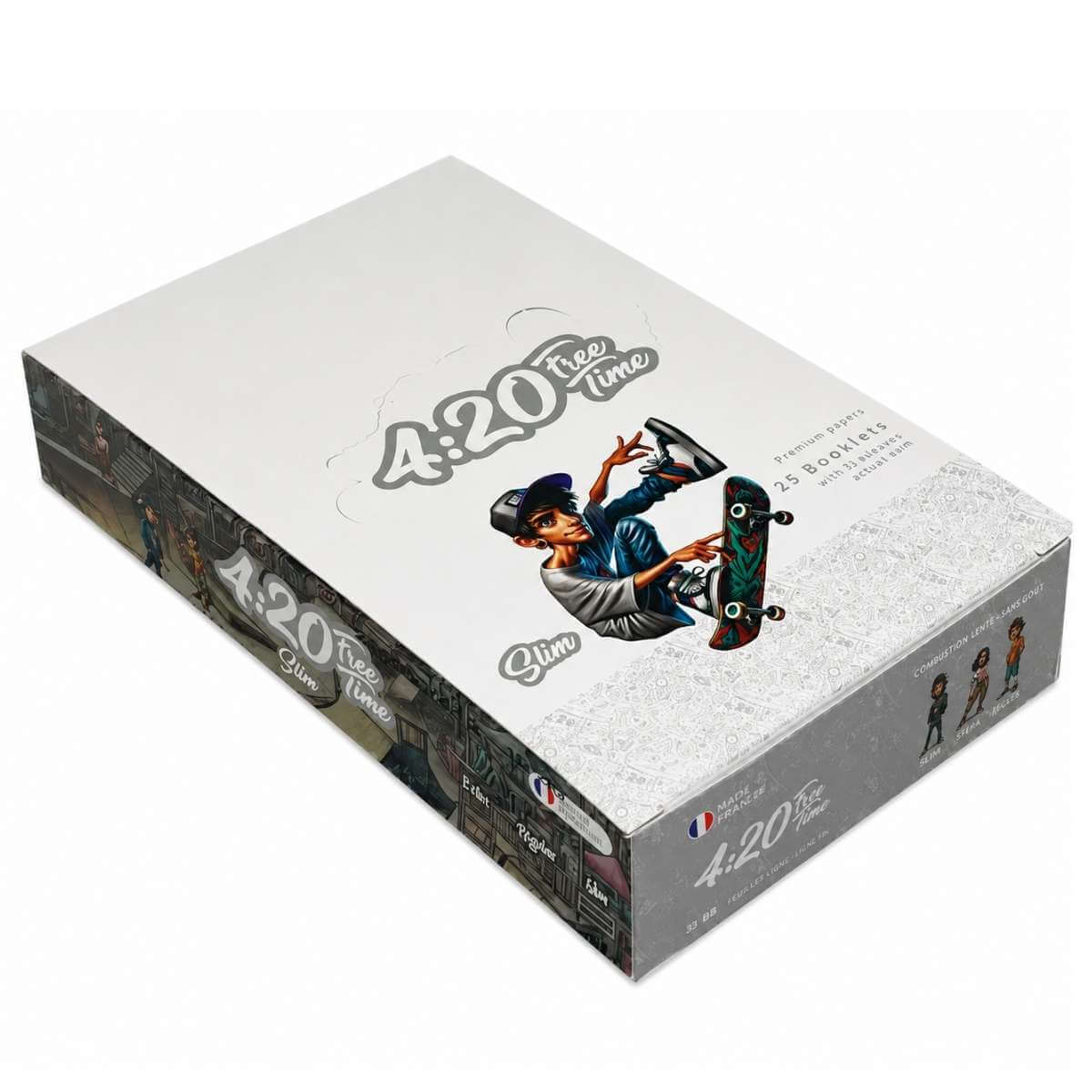 Seda 4:20 Free Time Silver Slim Mini - Display c/ 25 unidades - Imagem 3