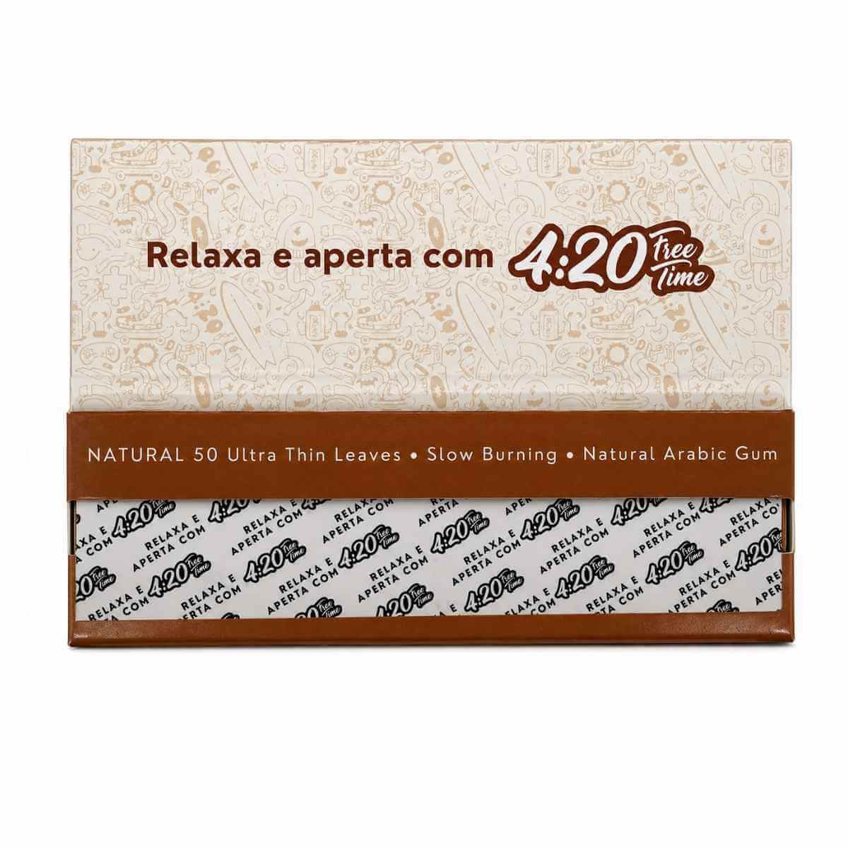 Seda 4:20 Free Time Natural Mine Size - Display c/25 unidades - Imagem 5