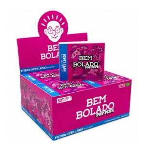 Piteira Bem Bolado Pop Pink Hiper Large - Display c/ 24 livretos