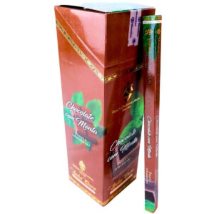 Incenso Shankar Linha Ouro Aroma Chocolate Com Menta - Display C/25 Unidades