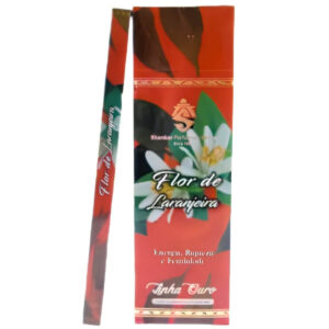 Incenso Shankar Linha Ouro Aroma Flor De Laranjeiras - Display C/25 Unidades