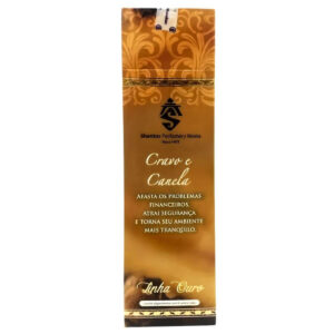 Incenso Shankar Linha Ouro Aroma Cravo e Canela - Display C/25 Unidades
