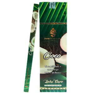 Incenso Shankar Linha Ouro Aroma Coco - Display C/25 Unidades