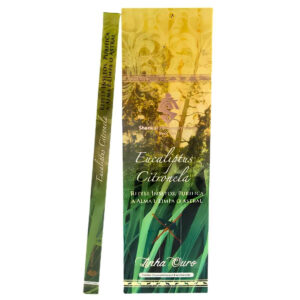 Incenso Shankar Linha Ouro Aroma Eucaliptus Citronela - Display C/25 Unidades