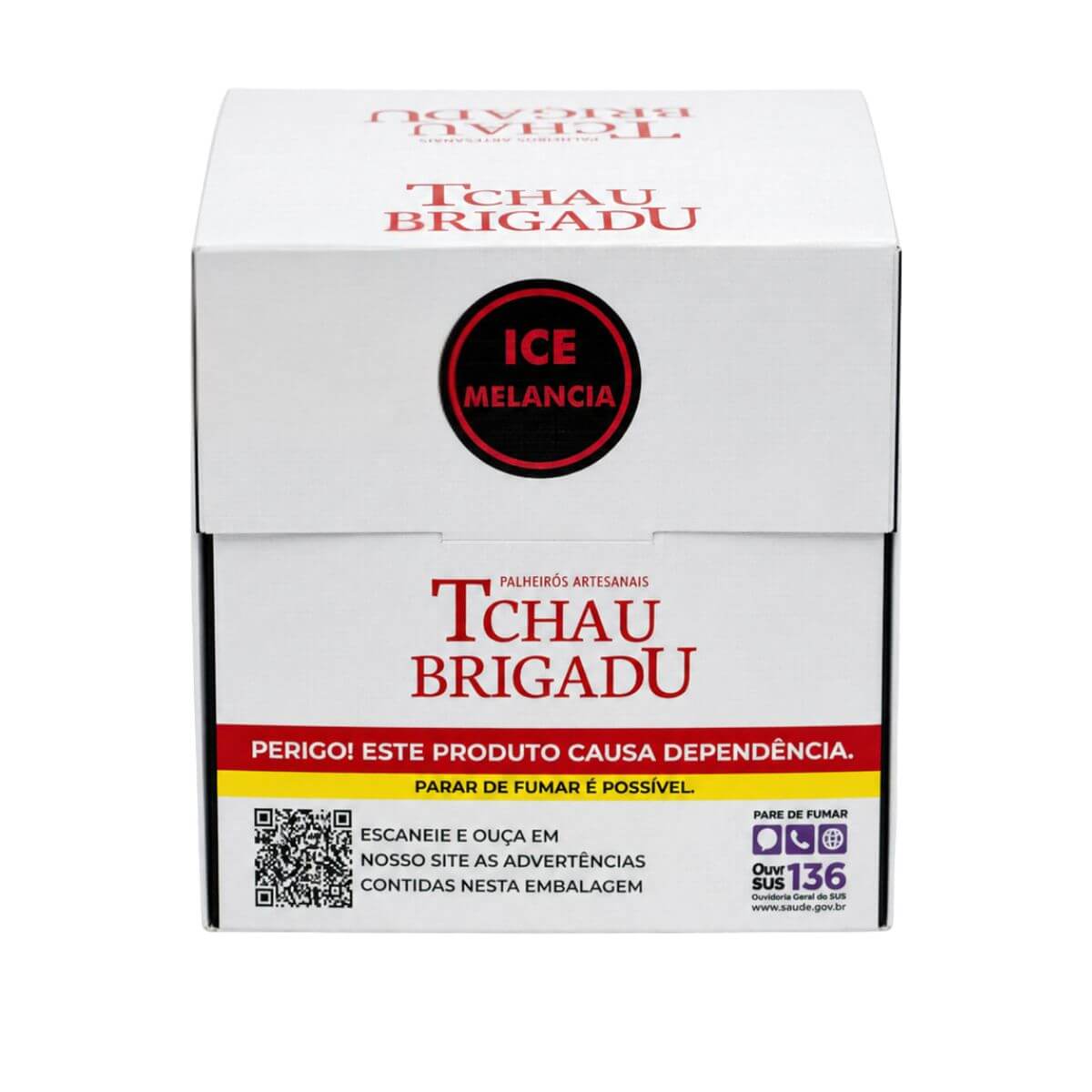 Cigarro de Palha Tchau Brigadu Melancia - Display C/10 maços