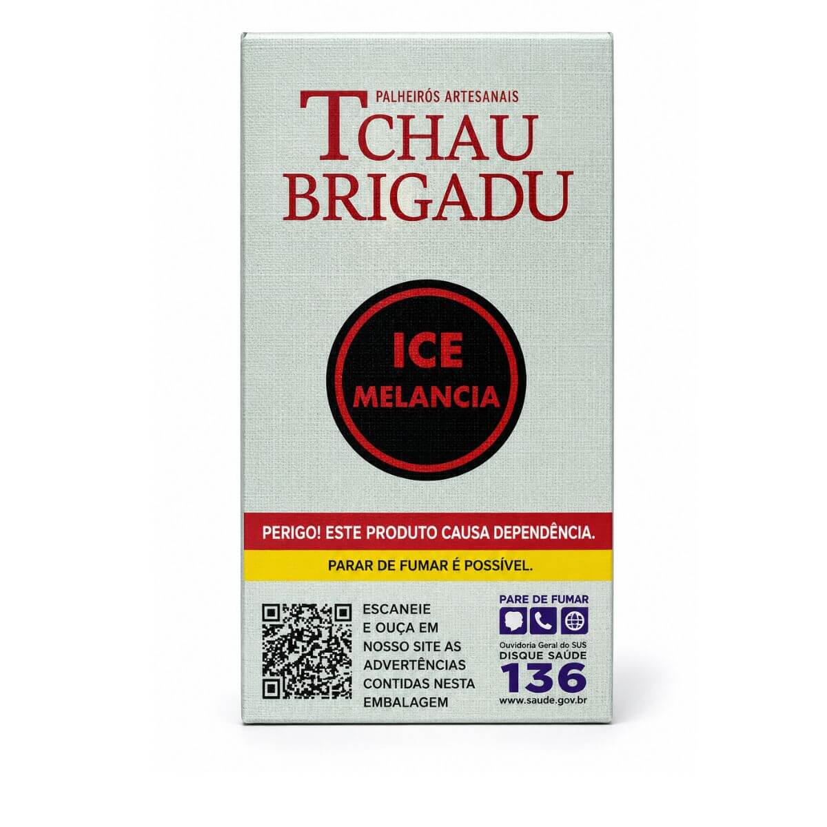 Cigarro de Palha Tchau Brigadu Melancia - Display C/10 maços - Imagem 2