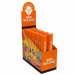 Tubo Porta Cigarro Bem Bolado Pop Tubeck 12cm - Display C/10 Unidades