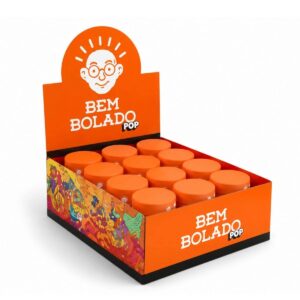 Pote Bem Boladod Pop Médio 3,8x7cm - Display C/12 Unidades