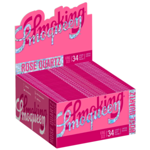 Seda Smoking Smoqueen Rose Quartz King Size - Display C/50 Livretos