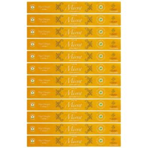 Incenso Shankar Linha Massala Nag Champa Aroma Mirra - Display C/12 Unidades