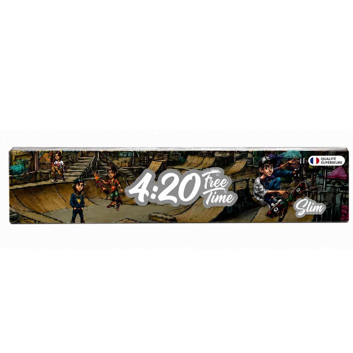 Seda 4:20 Free Time Silver Slim King Size - Display c/ 25 unidades - Imagem 3
