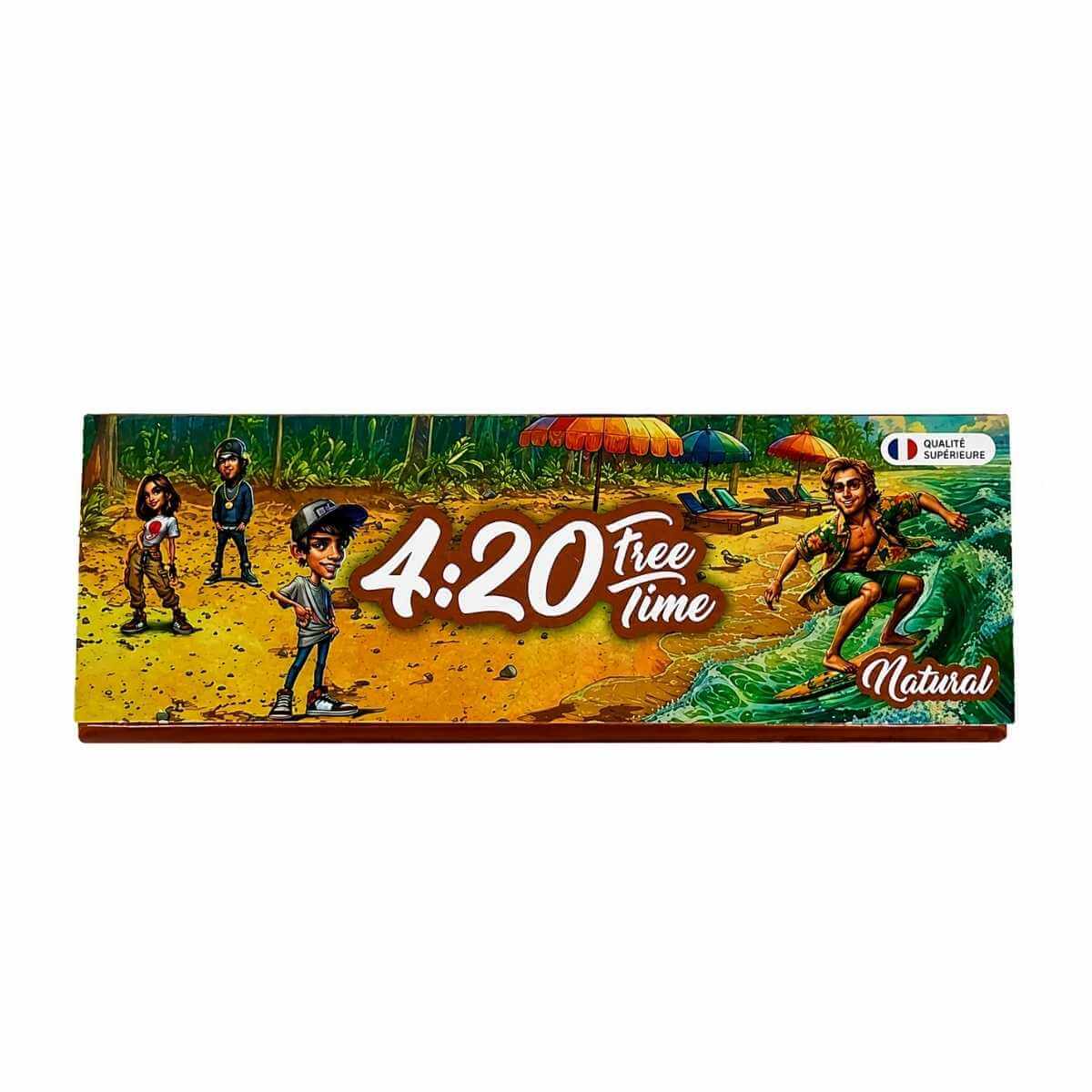Seda 4:20 Free Time Natural King Size - Display c/ 25 unidades - Imagem 4