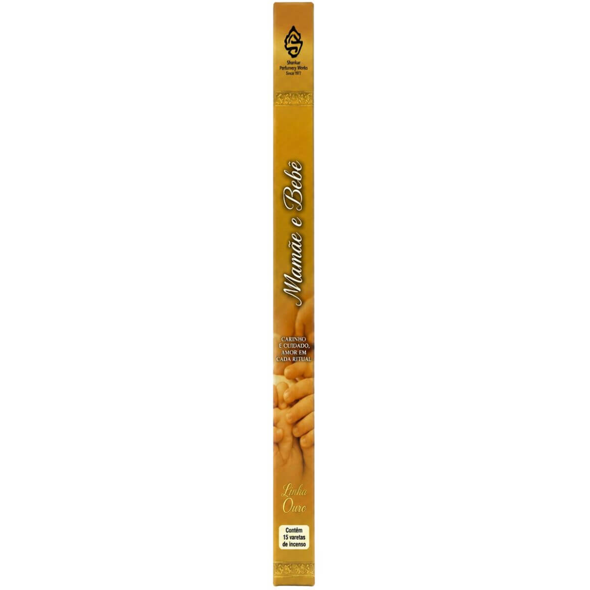 Incenso Shankar Linha Ouro Aroma Mamãe e Bebê - Display C/25 Unidades - Imagem 3